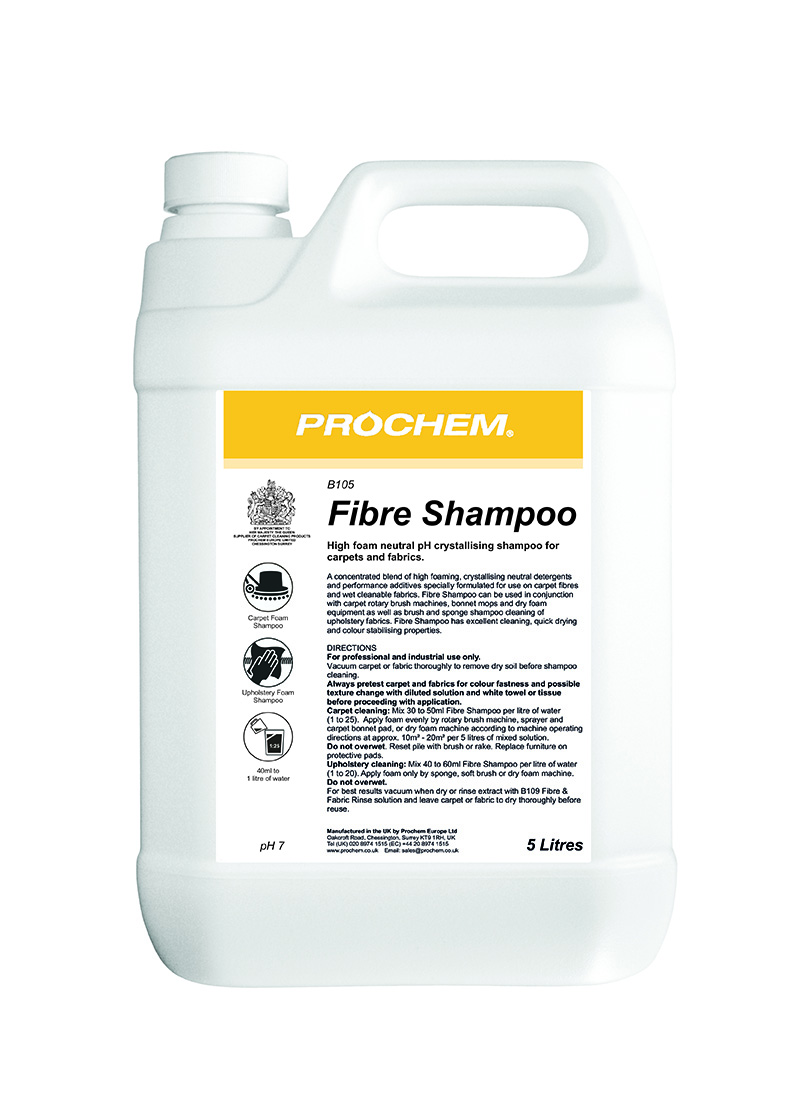 Prochem High Foam Neutral pH Crystallising Fibre Shampoo - 5L